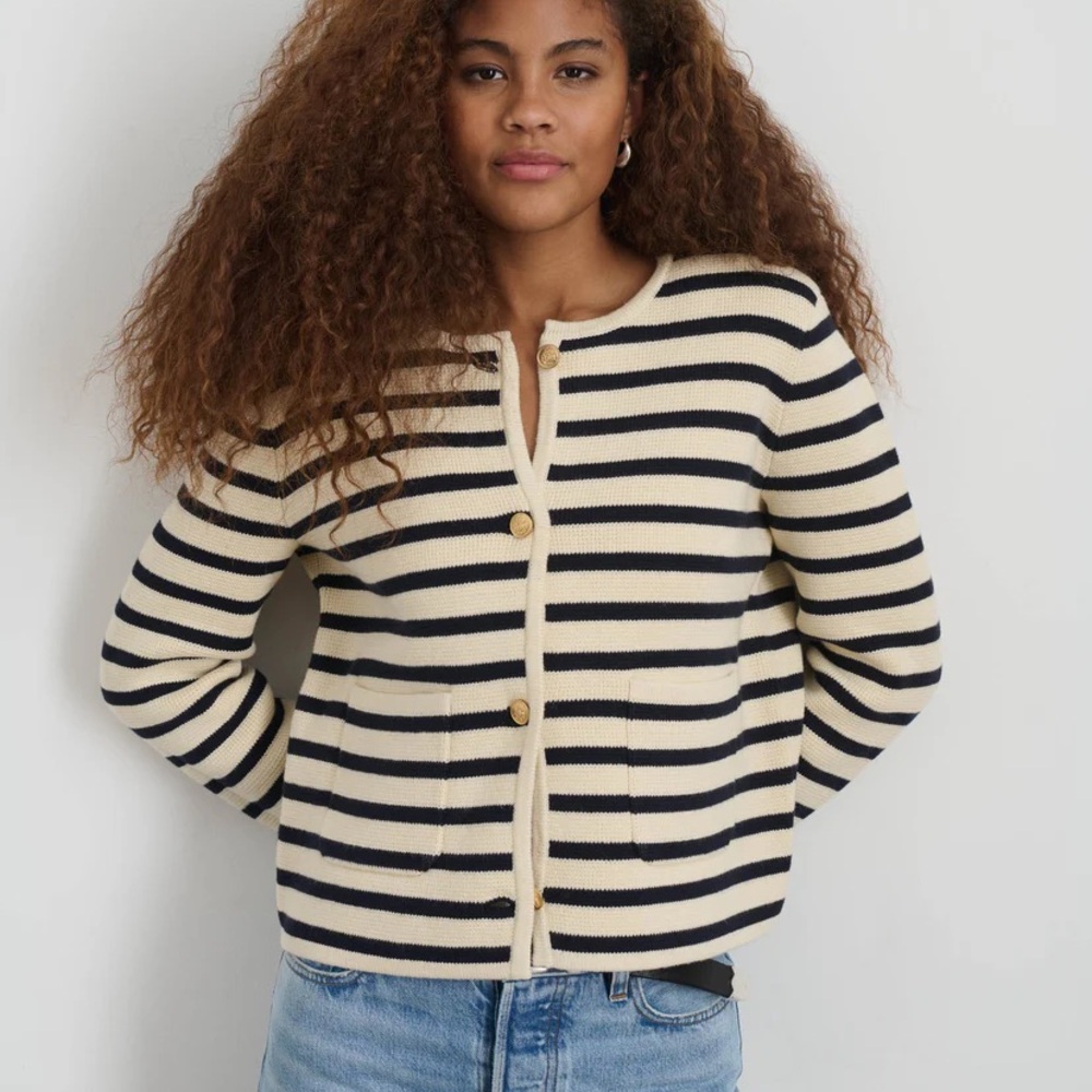 Alex Mill NWT Paris Sweater Jacket XS - Picture 5 of 6